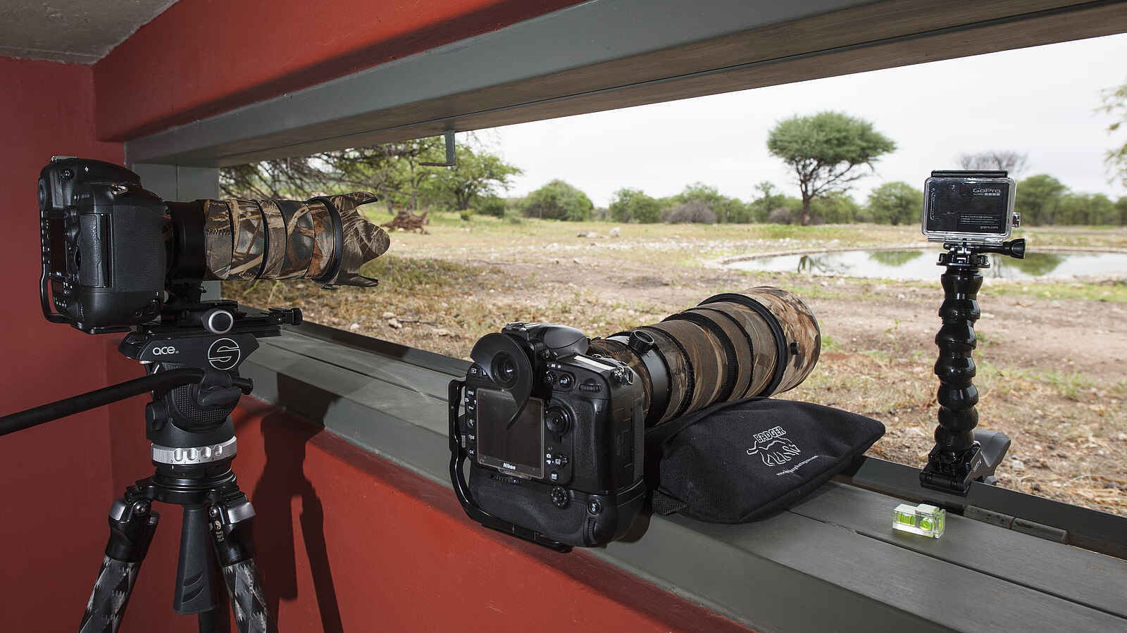 Anderssons At Ongava: Im Beobachtungsunterstand Anderssons At Ongava: Im Beobachtungsunterstand