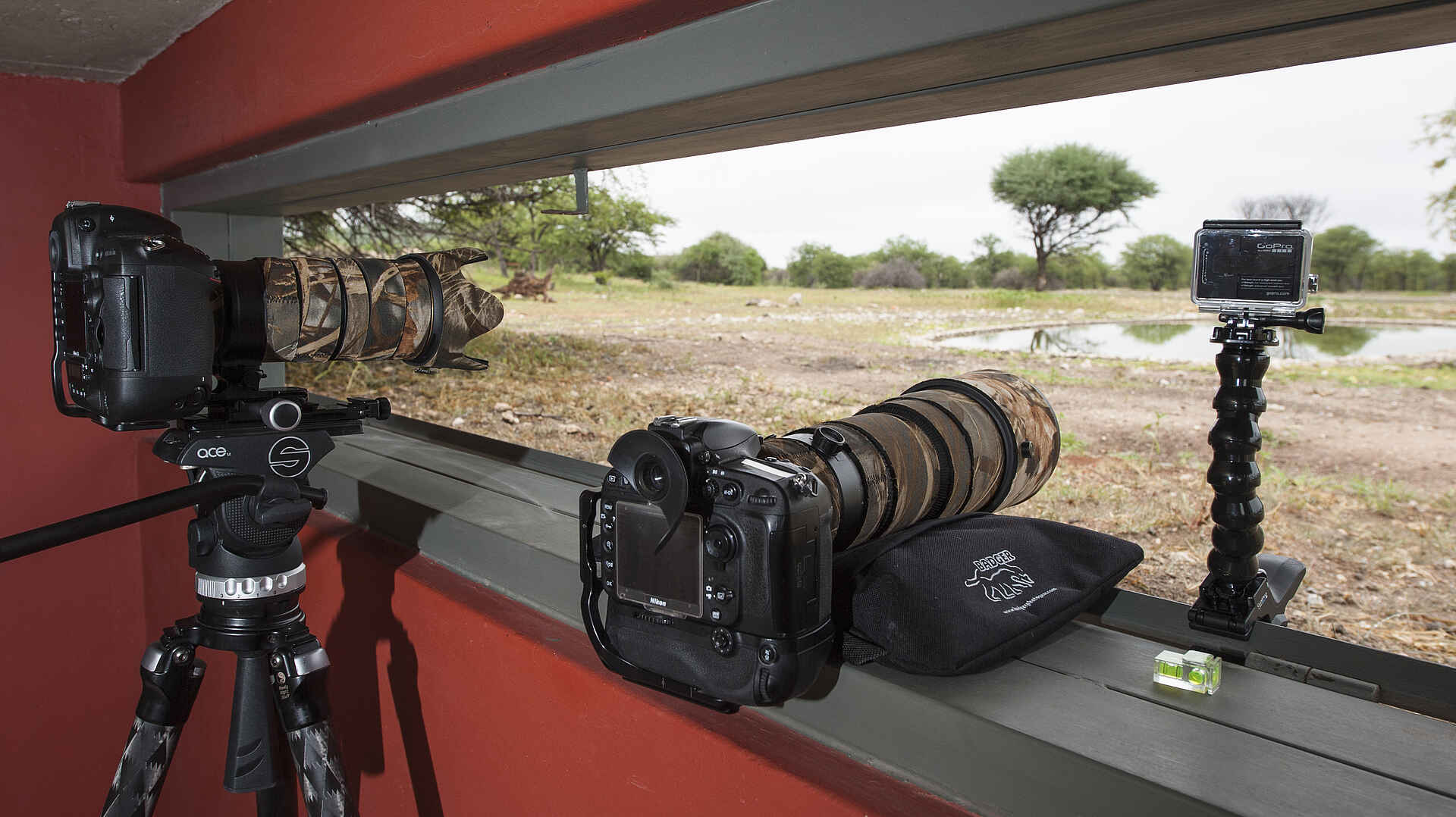 Anderssons At Ongava: Im Beobachtungsunterstand Anderssons At Ongava: Im Beobachtungsunterstand