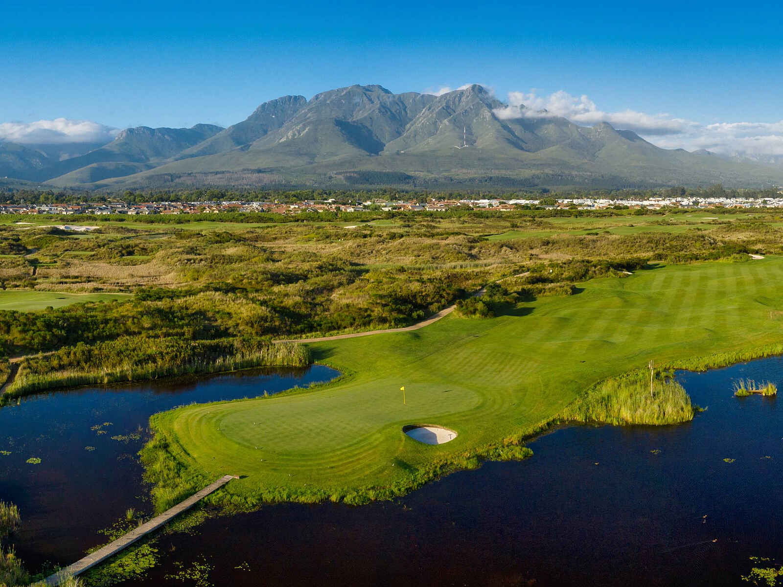 Fancourt The Links Golfplatz: Vogelperspektive Fancourt The Links Golfplatz: Vogelperspektive