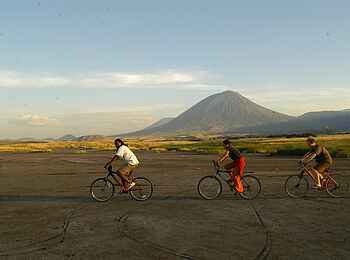 Lake Natron Camp: Fahrradtour
