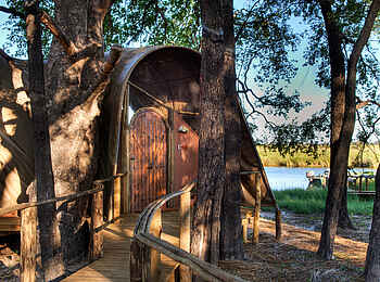 Okuti Camp: Zugang zum Chalet