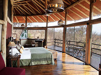 Tarangire Treetops: Baumhaus von innen