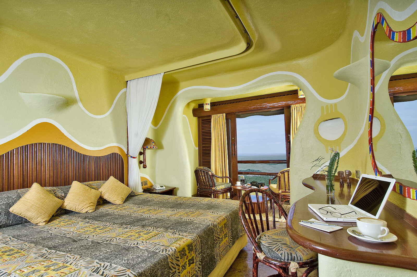 Mara Serena Safari Lodge: Ein Standardzimmer mit Kingsize Bett Mara Serena Safari Lodge: Ein Standardzimmer mit Kingsize Bett