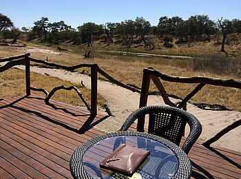 Camp Savuti: Private Veranda