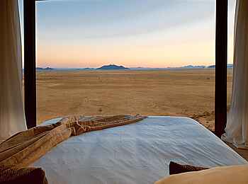 Desert Whisper Villa: Gästebungalow Ausblick