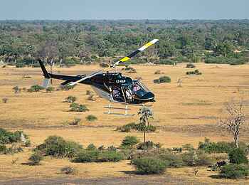 Ghoha Hills Savuti Lodge: Helicopterflug
