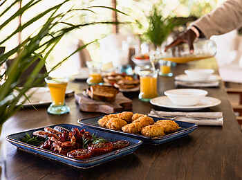 Hemingways River Camp Mara: Frühstück