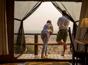 Kubu Kubu Tented Camp: Blick von Innen auf die Terrasse