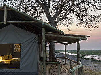 Linyanti Tented Camp: Standard Tent Ansicht