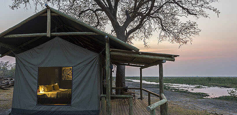 Linyanti Tented Camp: Standard Tent Ansicht