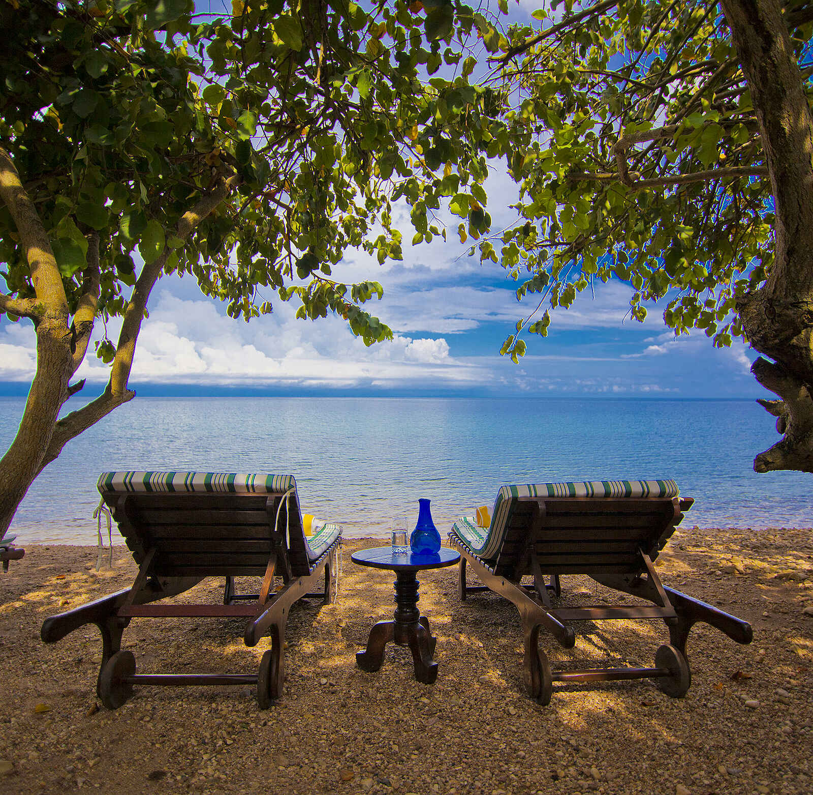 Mbali Mbali Gombe Lodge: Blick auf den See Mbali Mbali Gombe Lodge: Blick auf den See