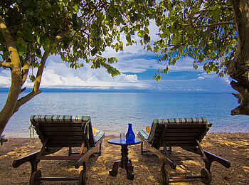 Mbali Mbali Gombe Lodge: Blick auf den See