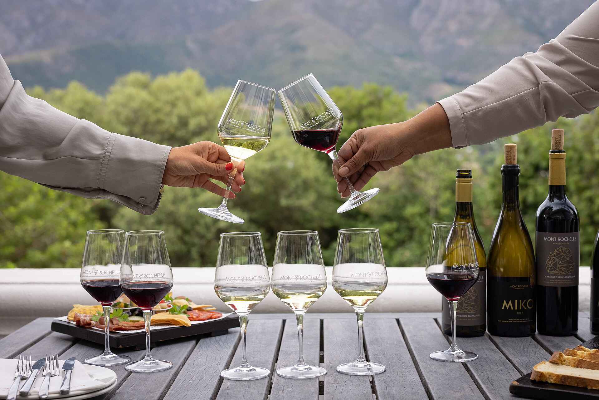 Mont Rochelle Hotel and Vineyard: Weinverkostung