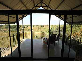 Kavinga Safari Camp: Blick von der Zimmerveranda Kavinga Safari Camp: Blick von der Zimmerveranda
