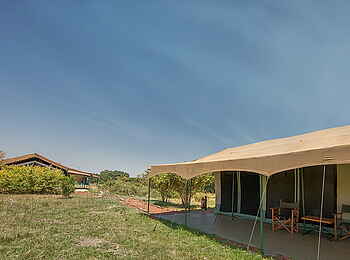 Porini Lion Camp: Infrastruktur des Camps Porini Lion Camp: Infrastruktur des Camps