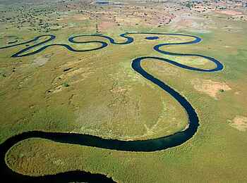 Kwapa Camp: Das Delta aus der Vogelperspektive Kwapa Camp: Das Delta aus der Vogelperspektive