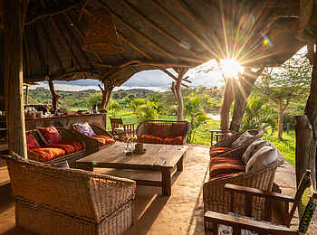 Laikipia Wilderness Palm Camp: In der Lounge Laikipia Wilderness Palm Camp: In der Lounge