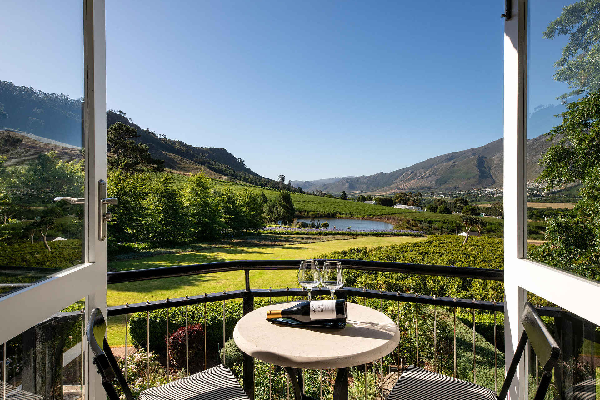 Mont Rochelle Hotel & Vineyard: Aussicht