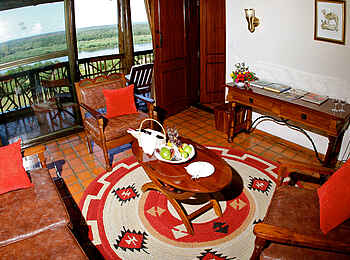 Paraa Safari Lodge: Wohnzimmer Suite Paraa Safari Lodge: Wohnzimmer Suite