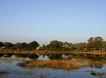 Vumbura Plains Camp: Über die Flutebene zur Lodge