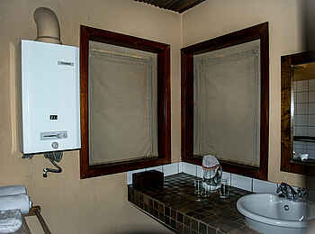 !Xaus Lodge: Gästebad !Xaus Lodge: Gästebad