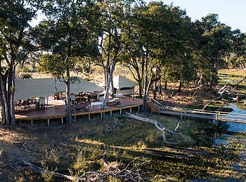 Duba Explorers Camp: Die Lounge von außen