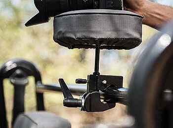 Dulini Lodge: Die Geländewagen verfügen über Kamerahalter