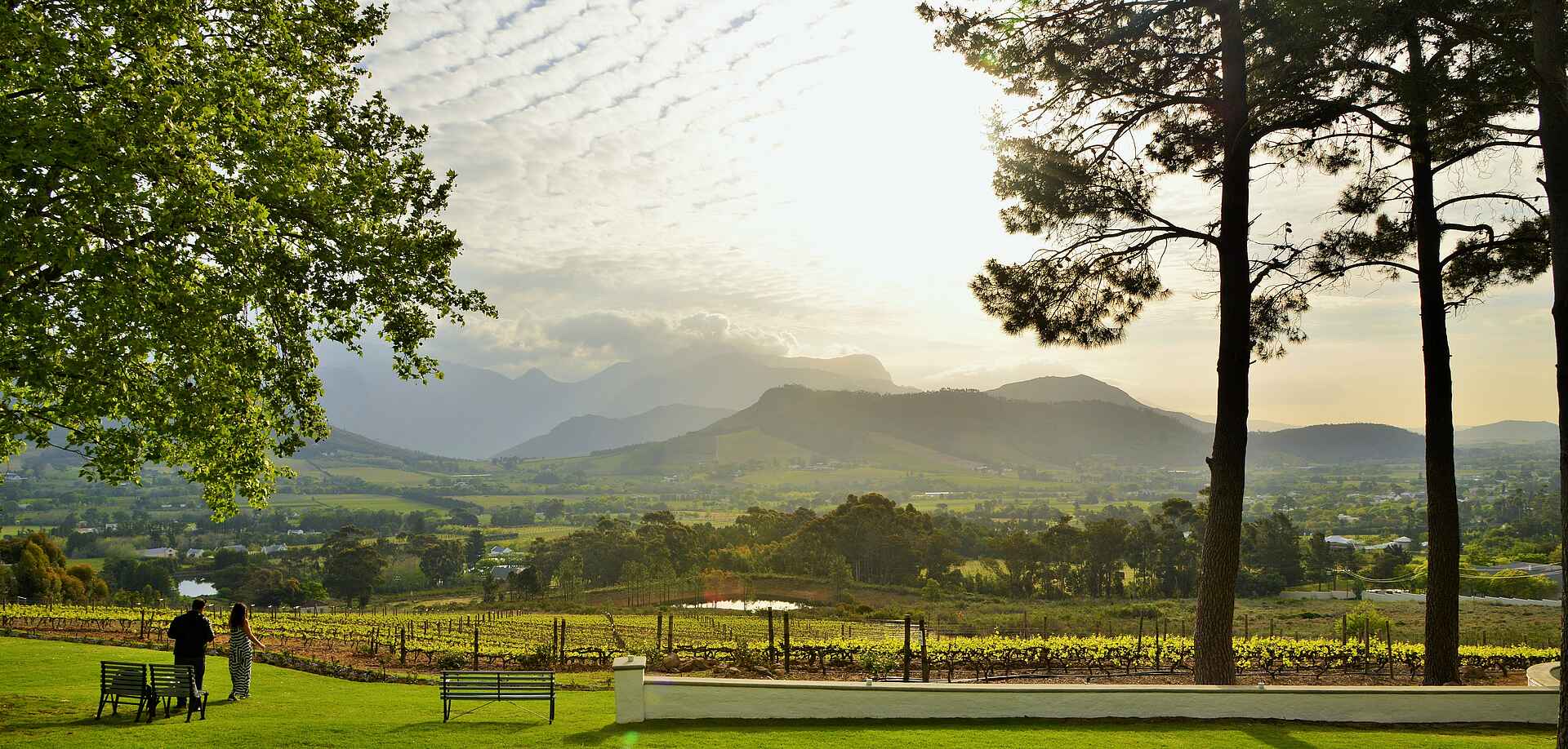 La Petite Ferme Boutique Hotel: Ausblick vom Garten La Petite Ferme Boutique Hotel: Ausblick vom Garten