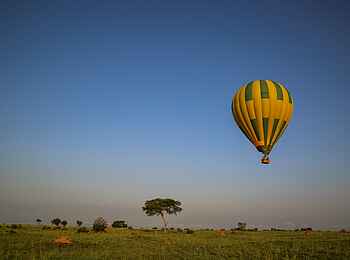 Murchison Falls Ballonfahrt: Höhe gewinnen