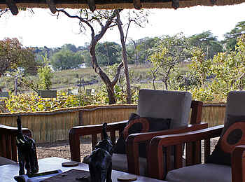 Musekese Camp: In der Lounge Musekese Camp: In der Lounge