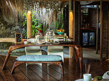 North Island: Empfang in der Beachfront Villa