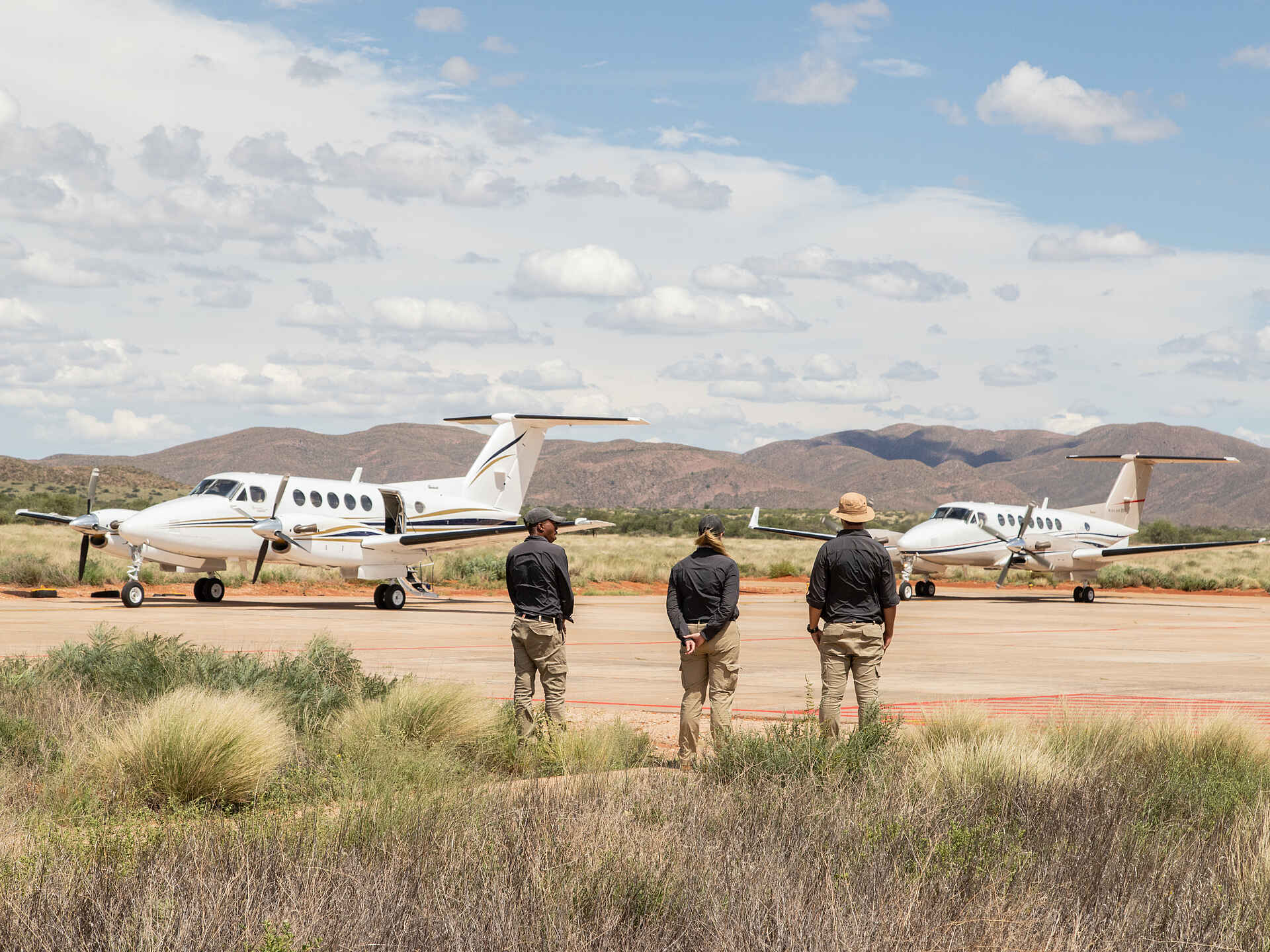 The Motse: Landepiste