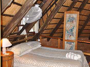 Frog and Fern Cottages: Miombo Cottage - Betten in der oberen Etage Frog and Fern Cottages: Miombo Cottage - Betten in der oberen Etage