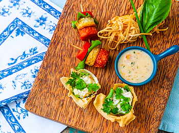 Santorini Mozambique: Canapés