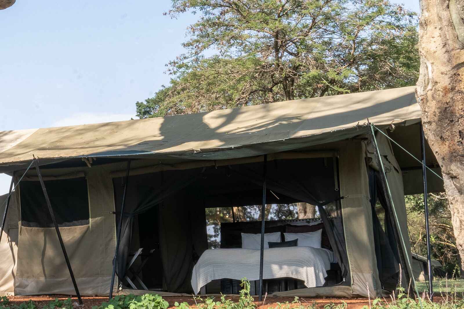 Basecamp Adventure: Blick in ein Gästezelt Basecamp Adventure: Blick in ein Gästezelt