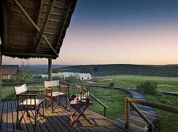 Gorah Elephant Camp: Die Veranda Gorah Elephant Camp: Die Veranda