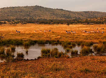 Lemala Ewanjan: Wasserstelle vor dem Camp