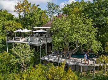 Leopard Hills: Blick auf die Lodge