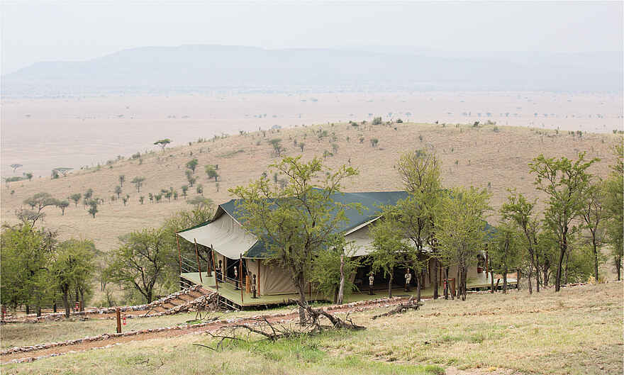 Ole Serai Luxury Camp - Seronera: Der Zentralbereich Ole Serai Luxury Camp - Seronera: Der Zentralbereich