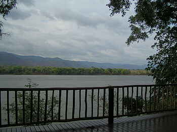 Vundu Camp: Blick auf den Fluss Vundu Camp: Blick auf den Fluss