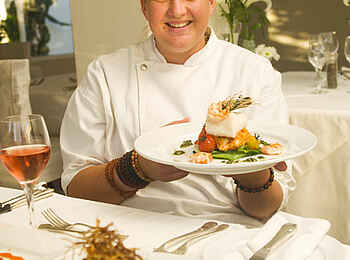 Leisure Isle Lodge: Köchin