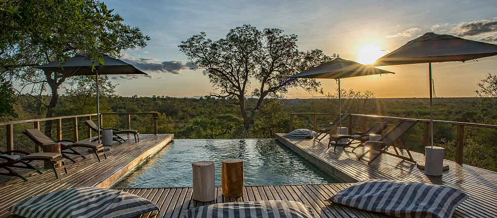 Krüger, Simbavati Hilltop Lodge, Simbavati Safari Lodges, Timbavati, Zentrale Einrichtung, Pool, Afrikarma, Afrikarma Safaris, Afrikarma Safaris - Wildnis. Hautnah., afrikarma.de