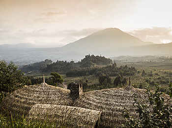 Bisate Lodge: Ausblick auf die Bergkulisse Bisate Lodge: Ausblick auf die Bergkulisse