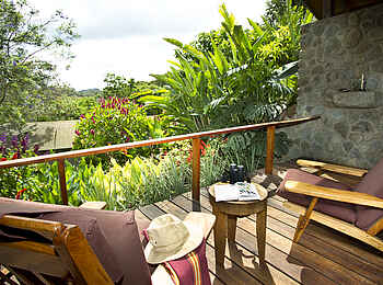 Gibbs Farm: Private Veranda