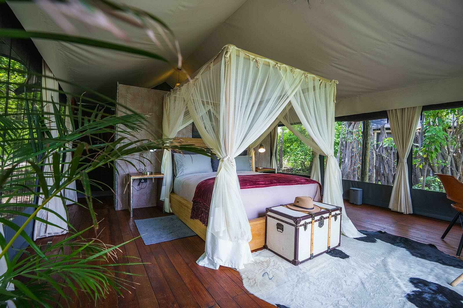 Khwai Expeditions Camp: Ein Gästezelt Khwai Expeditions Camp: Ein Gästezelt