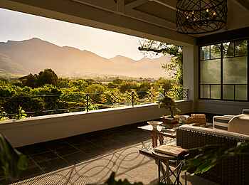 Leeu Estates: Studio Room Blick von Terrasse