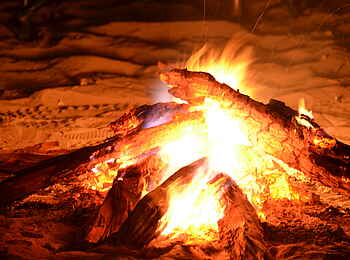 Sango Safari Camp: Lagerfeuer