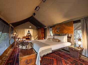 Selinda Explorers Camp: Guest Tent Bett