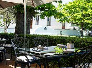 The Lanzerac: Auf der Terrasse The Lanzerac: Auf der Terrasse