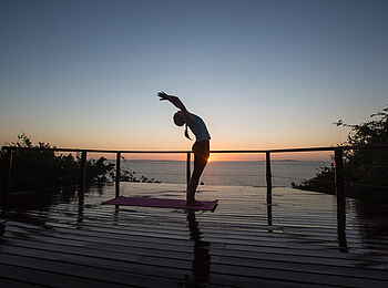 Bahia Mar Boutique Hotel: Gymnastik bei Sonnenaufgang Bahia Mar Boutique Hotel: Gymnastik bei Sonnenaufgang